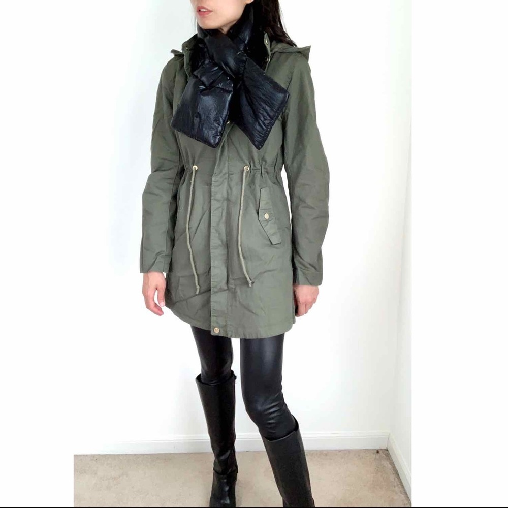 OLIVE PARKA UTILITY JACKET - Picture 9 of 13